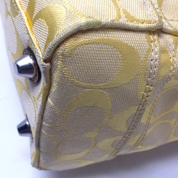 COACH Hampton Signature Carryall Satchel F13068 - Picture 11 of 16